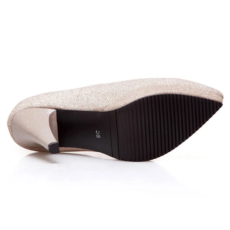 2018 High Heel Women Shoes Pumps Plus size 33-43 Pointed Toe High Heels Slip-on Shallow Classics Dress Shoes gold silver Black
2018 High Heel Women Shoes Pumps Plus size 33-43 Pointed Toe High Heels Slip-on Shallow Classics Dress Shoes gold silver Black