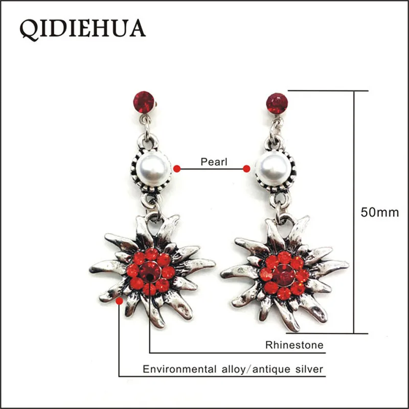 Simple Antique Silver Edelweiss Flower Dangle Drop Earrings Women Fashion Crystal Pearl Pendant Tassel Earrings Party Jewewlry
Simple Antique Silver Edelweiss Flower Dangle Drop Earrings Women Fashion Crystal Pearl Pendant Tassel Earrings Party Jewewlry