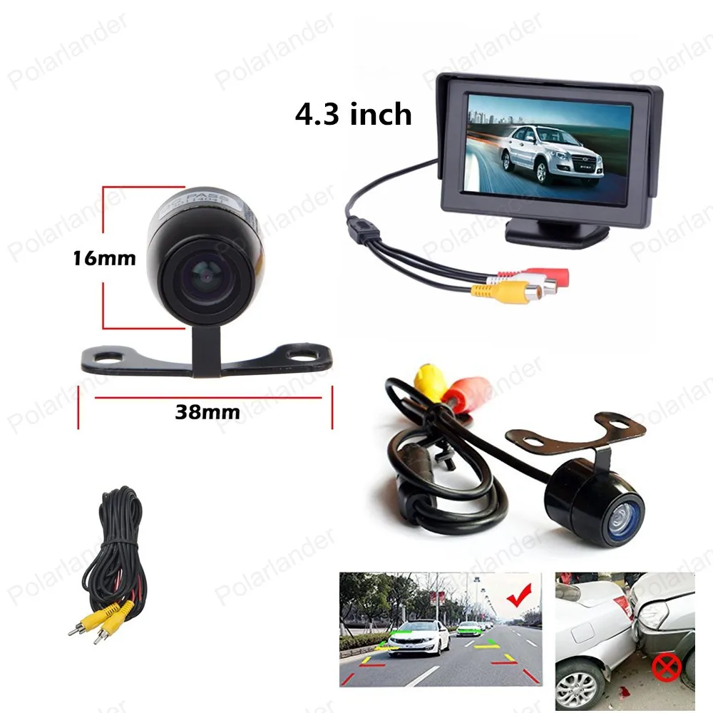 4.3 inch 480x240 TFT LCD Rearview Monitor for Car Rear reversing +backup reverse parking camera
4.3 inch 480x240 TFT LCD Rearview Monitor for Car Rear reversing +backup reverse parking camera