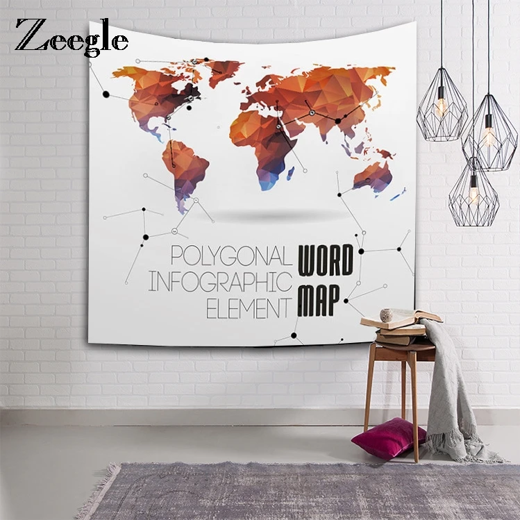 Zeegle Wall Art Home Decor Tapestry Black World Map Cotton Blend Wall Tapestry Hanging Boho Hippie Tapestry Beach Coverlet
Zeegle Wall Art Home Decor Tapestry Black World Map Cotton Blend Wall Tapestry Hanging Boho Hippie Tapestry Beach Coverlet