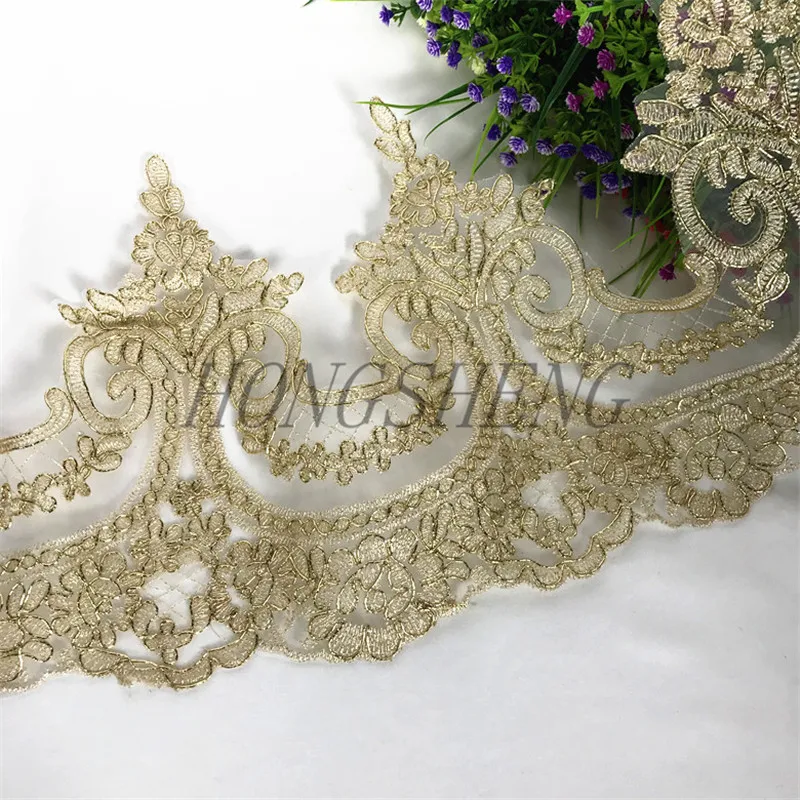 Кружевная аппликация для свадебного платья 3 метра 23 см LJ0051|lace accessories|dress cordlace applique