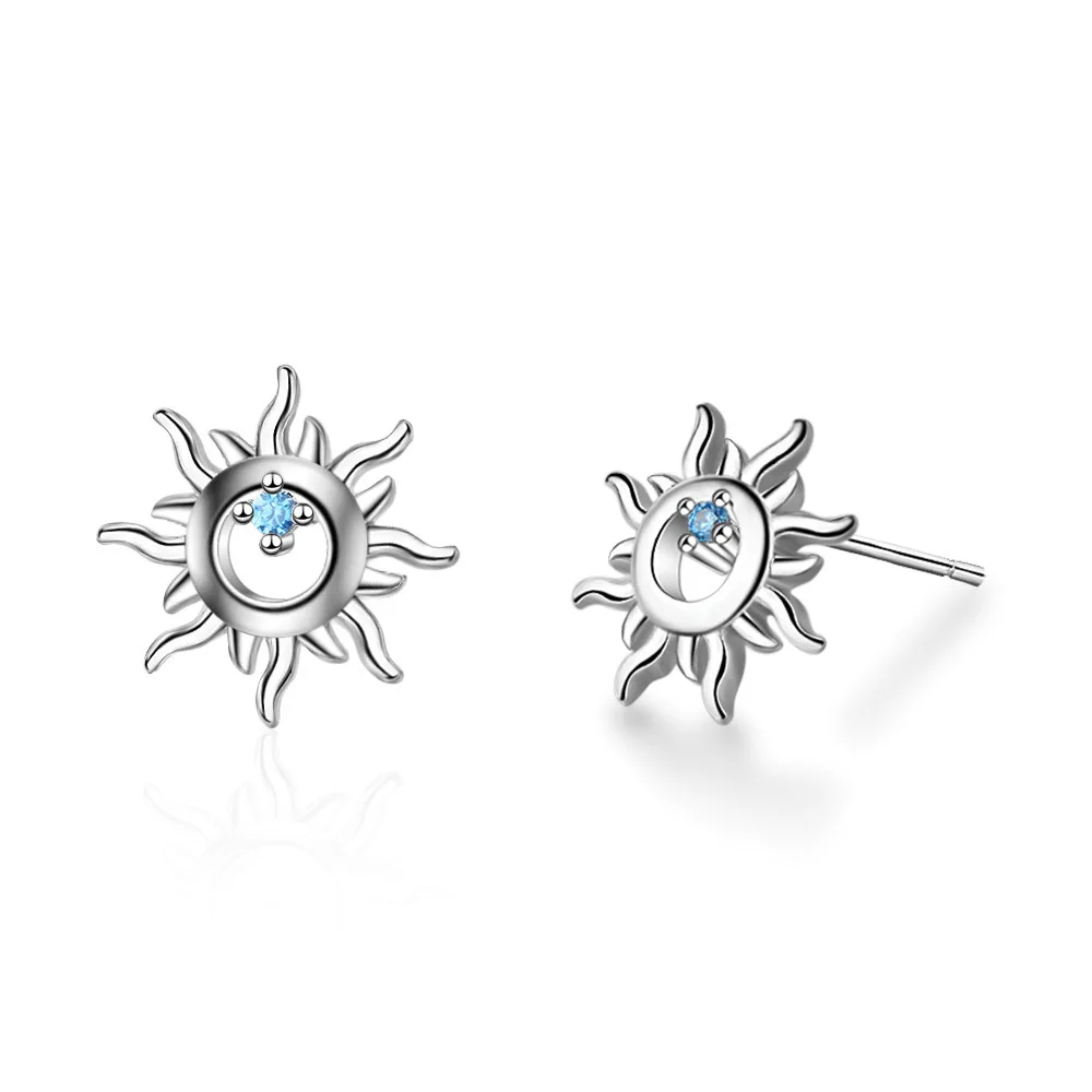 Korean Sunflower 925 Sterling Silver Stud Earrings For Women Trendy Flower Cubic Zirconia Earrings Aretes De Mujer
Korean Sunflower 925 Sterling Silver Stud Earrings For Women Trendy Flower Cubic Zirconia Earrings Aretes De Mujer
