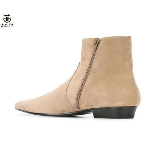 Black Suede Real leather Men Ankle Boots FR.LANCELOT 2020 British Style Brand Design Flats Shoes Mens Zapatos De Mujer
Black Suede Real leather Men Ankle Boots FR.LANCELOT 2020 British Style Brand Design Flats Shoes Mens Zapatos De Mujer