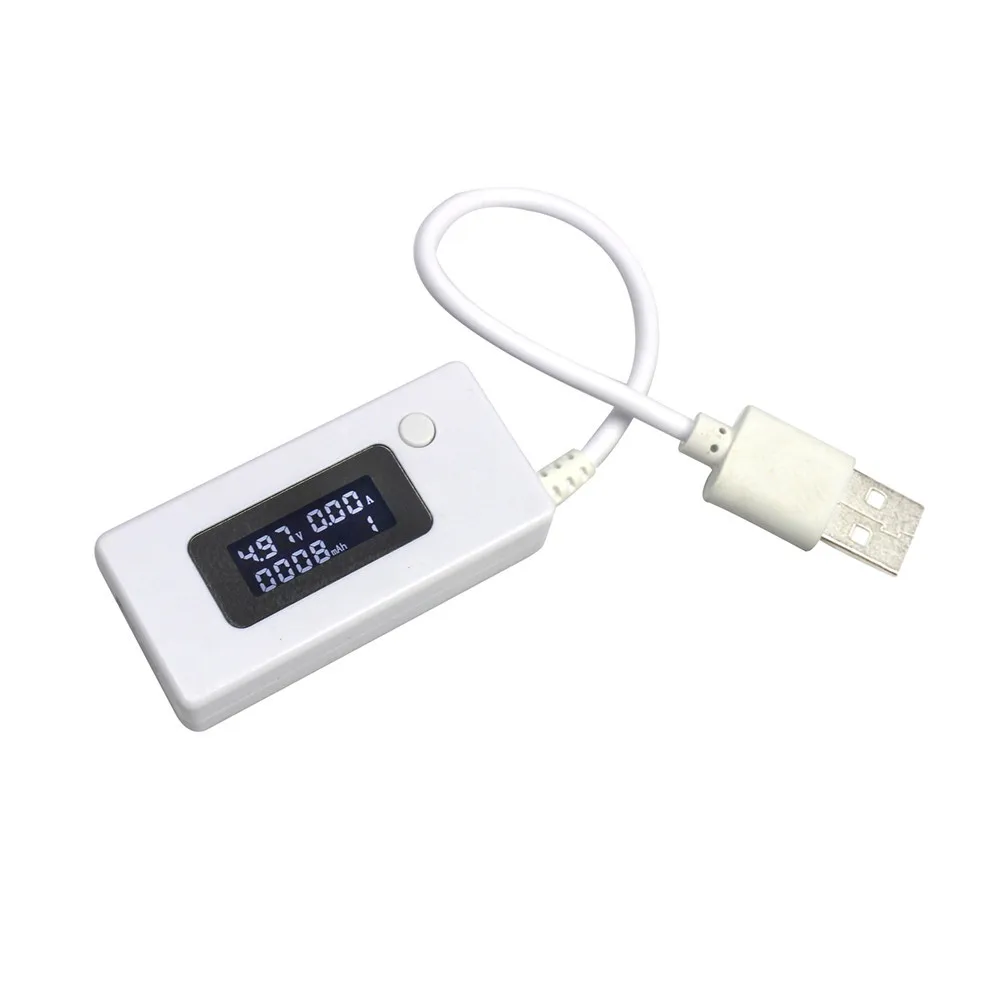 Вольтметр с белым хвостовиком USB-монитор измерительный тестер Таблица