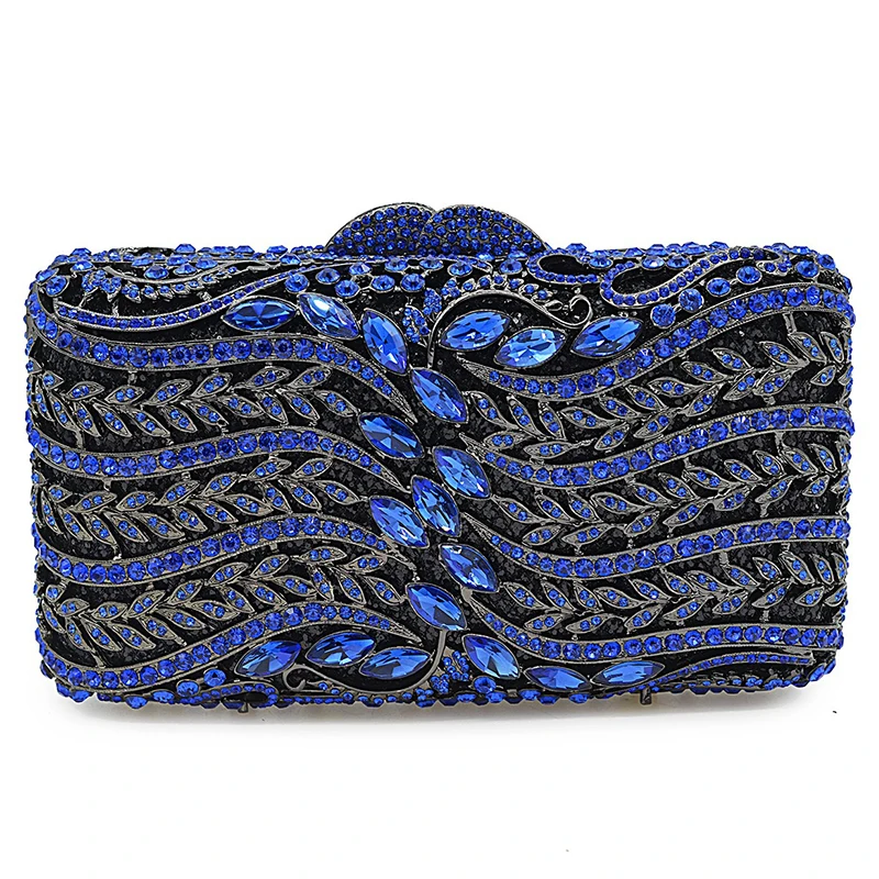 Bridal Hollow Out Blue Gold Diamonds Evening Bags Clutch Fashion Women's Party Dinner Clutches Luxury Crystals Metal Chain Purse
Bridal Hollow Out Blue Gold Diamonds Evening Bags Clutch Fashion Women's Party Dinner Clutches Luxury Crystals Metal Chain Purse