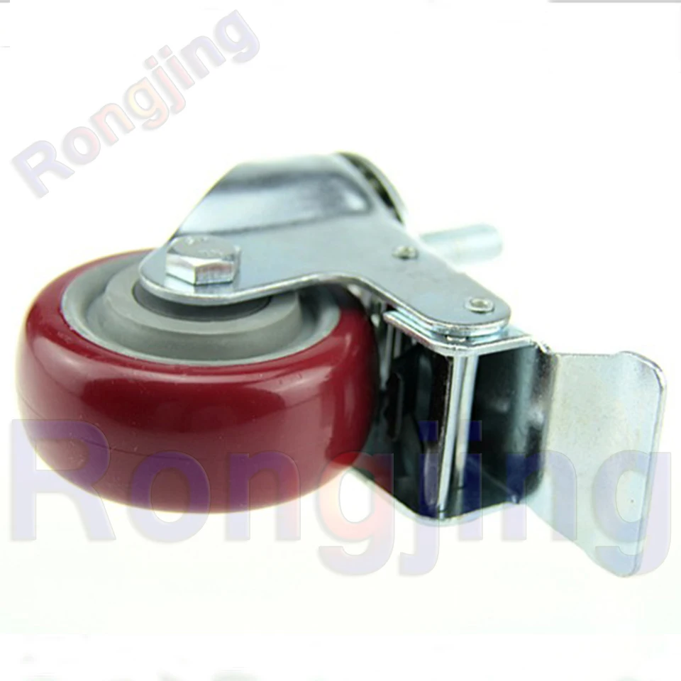 New 3'' Furniture Swivel Caster M12 PU Wear-resisting 360 Degree Rolling Wheel Palted With Double Bearing&Brake Castors
New 3'' Furniture Swivel Caster M12 PU Wear-resisting 360 Degree Rolling Wheel Palted With Double Bearing&Brake Castors