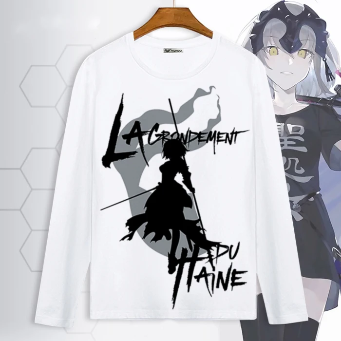 Новое поступление аниме футболка Fate zero/Fate ubw/Fate stay night саблей продирация эмблема