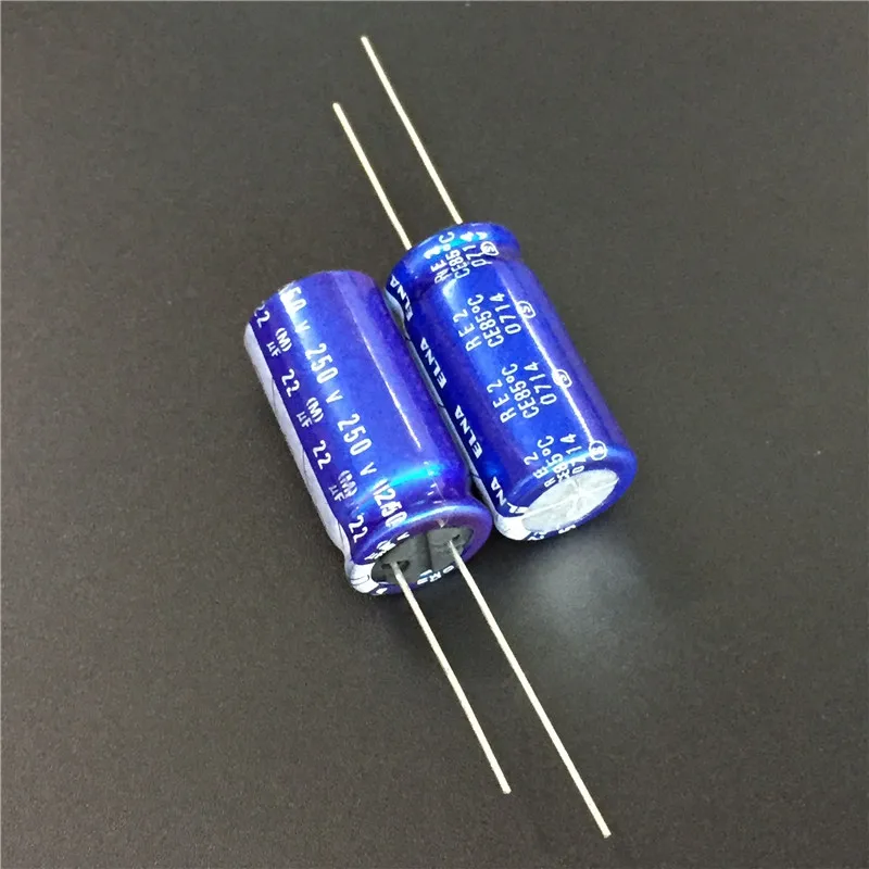 5pcs 22uF 250V ELNA RE2 Series 12.5x25mm 250V22uF Audio Aluminum Electrolytic Capacitor
5pcs 22uF 250V ELNA RE2 Series 12.5x25mm 250V22uF Audio Aluminum Electrolytic Capacitor