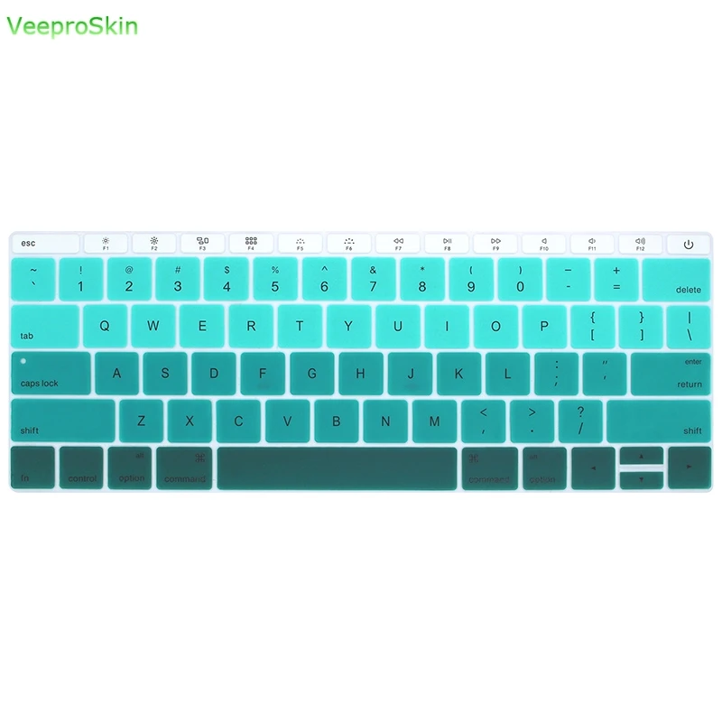 Силиконовый чехол для клавиатуры Ombre Rainbow для Macbook New Pro 13 "A1708 (2016 версия No Touch Bar) и Mac 12 A1534
Силиконовый чехол для клавиатуры Ombre Rainbow для Macbook New Pro 13 "A1708 (2016 версия No Touch Bar) и Mac 12 A1534