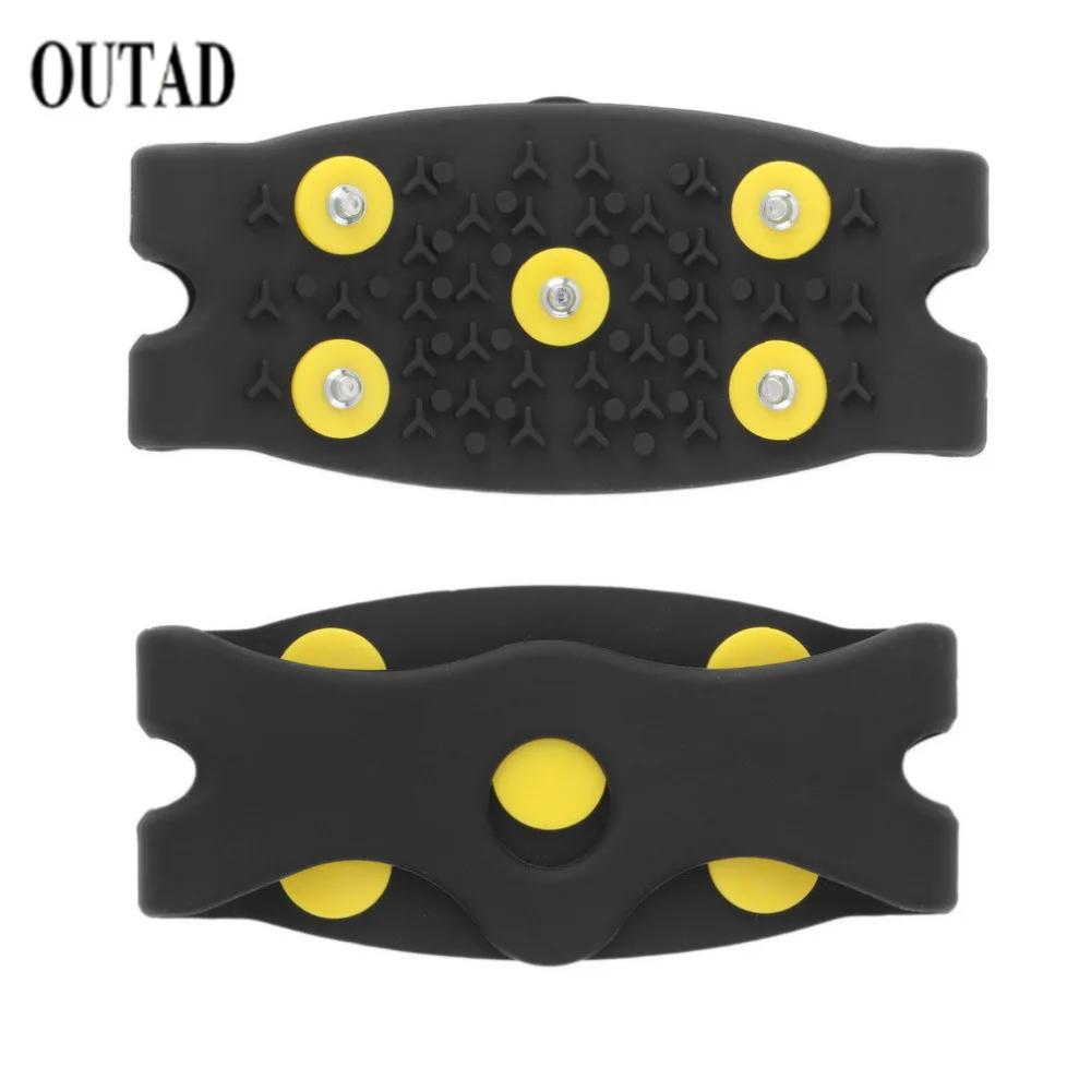 New Arrival Anti Slip Snow Ice Climbing Spikes Grips Crampon Cleats 5-Stud Shoes Cover wholesale
New Arrival Anti Slip Snow Ice Climbing Spikes Grips Crampon Cleats 5-Stud Shoes Cover wholesale
