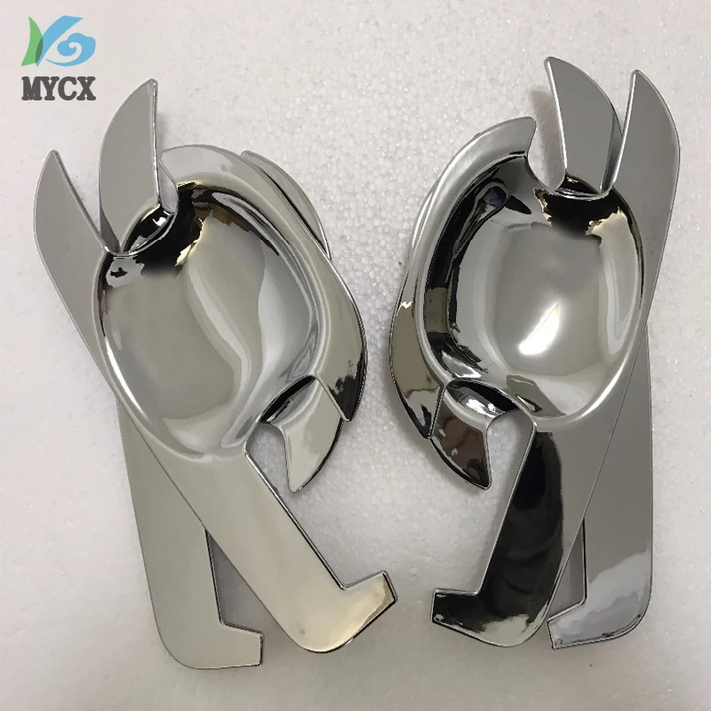 Подходит для Toyota Hilux аксессуары ABS Chrome дизайнерская дверная ручка Чаша Vigo 2005 2006