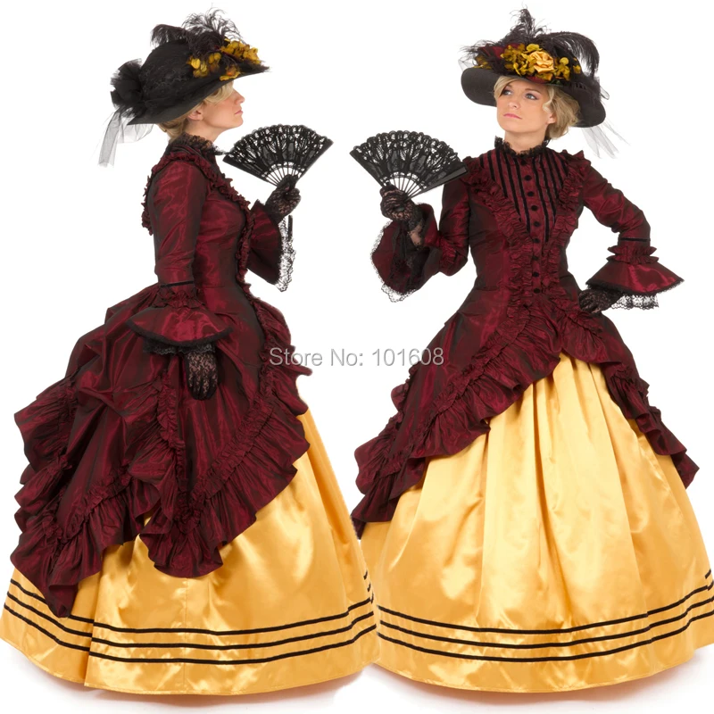 Customer to order! Vintage costume Victorian dresses Eras Southern Belle Gown Marie Antoinette dresses Renaissance dress HL-127
Customer to order! Vintage costume Victorian dresses Eras Southern Belle Gown Marie Antoinette dresses Renaissance dress HL-127