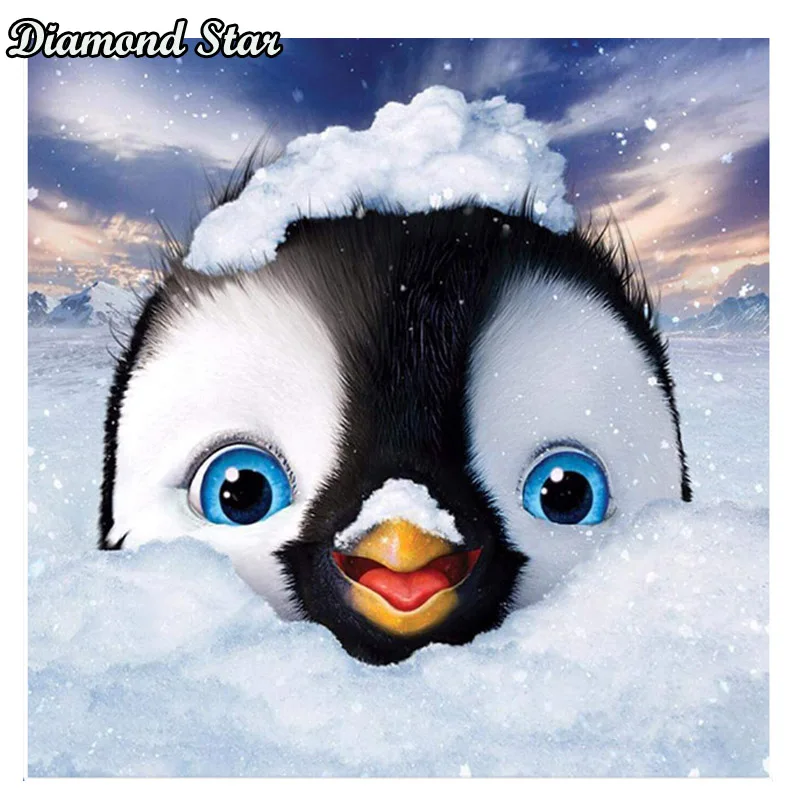 Full Square Diamond Embroidery Penguin Rhinestone Mosaic Animal 5D Diamond Painting Cross Stitch Home Decoration 
Full Square Diamond Embroidery Penguin Rhinestone Mosaic Animal 5D Diamond Painting Cross Stitch Home Decoration