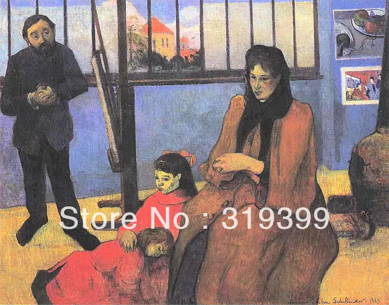 Oil Painting Reproduction on Linen canvas,Effet de neige, Familie Schuffenegger 1989 by Paul Gauguin, handmade,Museum quality
Oil Painting Reproduction on Linen canvas,Effet de neige, Familie Schuffenegger 1989 by Paul Gauguin, handmade,Museum quality