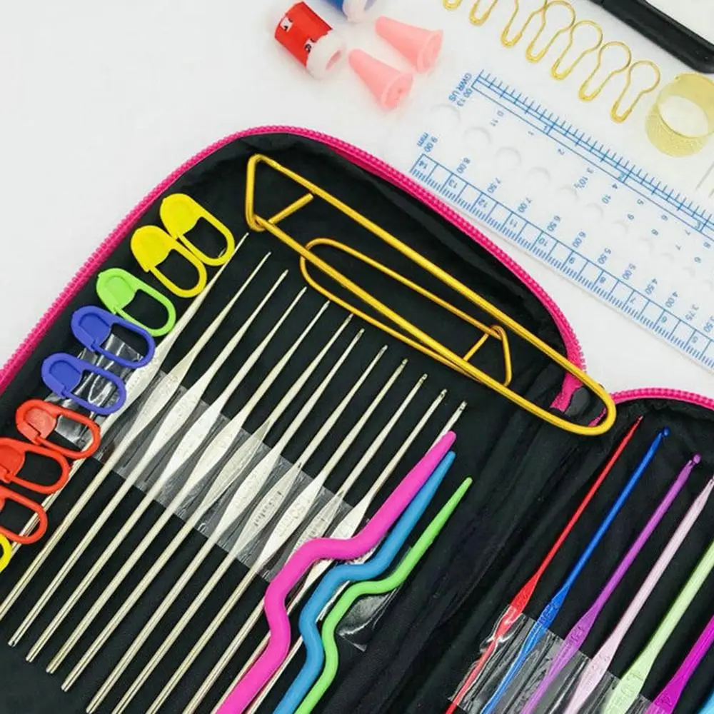 Aluminum Crochet Hooks Knitting Needles Set Sewing Needles Sweater Weaving Tools Kit Set Sewing Accessories
Aluminum Crochet Hooks Knitting Needles Set Sewing Needles Sweater Weaving Tools Kit Set Sewing Accessories