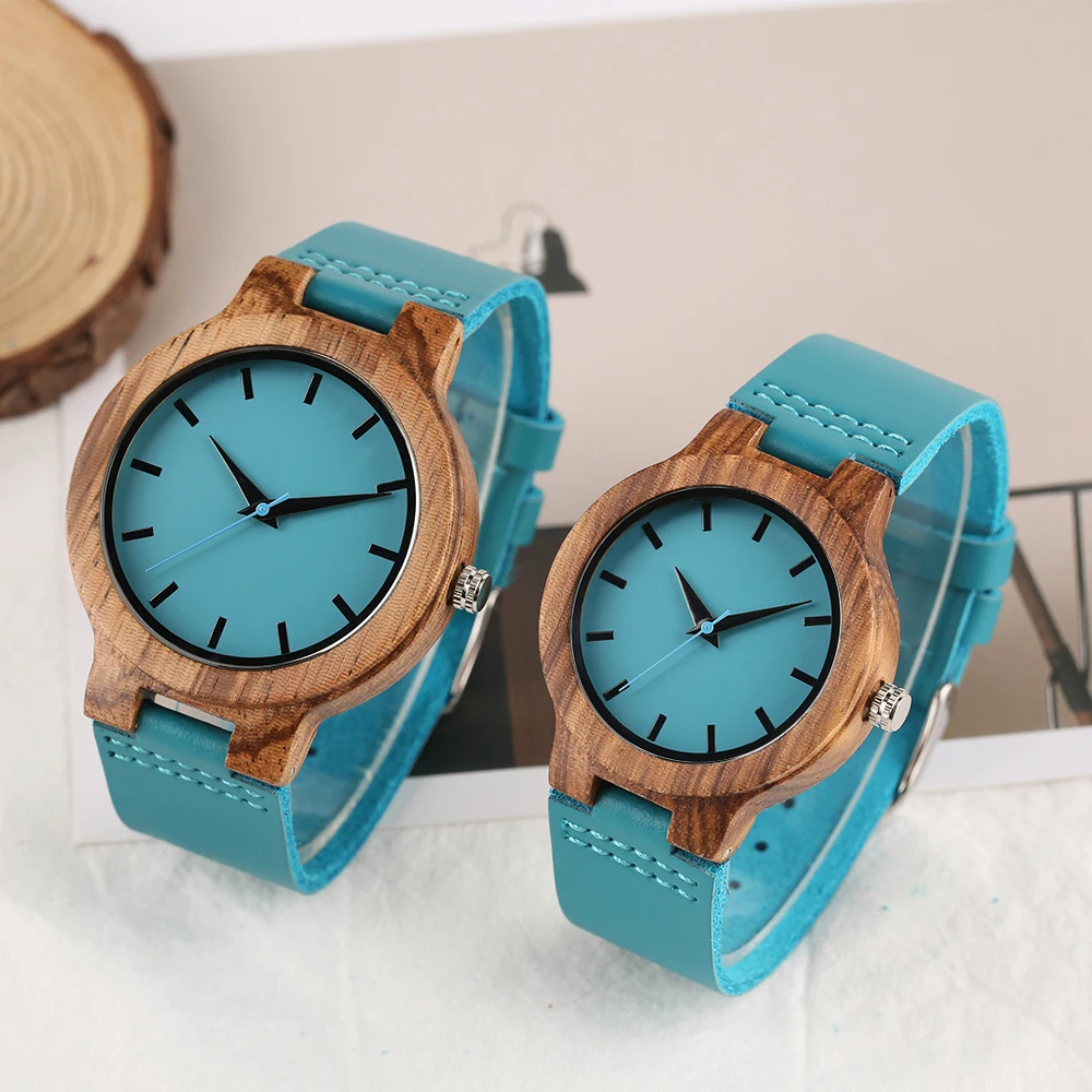 YISUYA Couple Watch Wooden Quartz WristwatchesGenuine Leather Band Blue for Men Women Lover&#39s Gift
YISUYA Couple Watch Wooden Quartz WristwatchesGenuine Leather Band Blue for Men Women Lover&#39s Gift