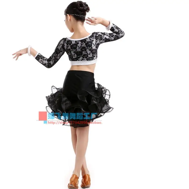 Adult Child Latin dance costume senior lace long sleeves top+skirt 2pcs for women/child latin dance competition sets S-4XL
Adult Child Latin dance costume senior lace long sleeves top+skirt 2pcs for women/child latin dance competition sets S-4XL