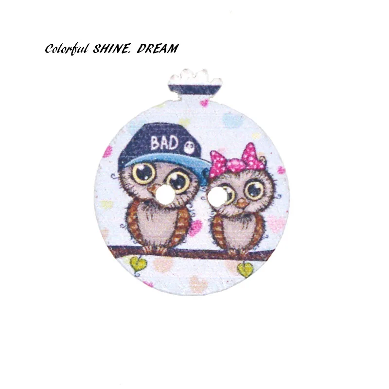 30pcs Wood Buttons Round Owl Painting MIxed Sewing Button Scrapbooking Embellishments Crafts DIY Decorative 22mm
30pcs Wood Buttons Round Owl Painting MIxed Sewing Button Scrapbooking Embellishments Crafts DIY Decorative 22mm