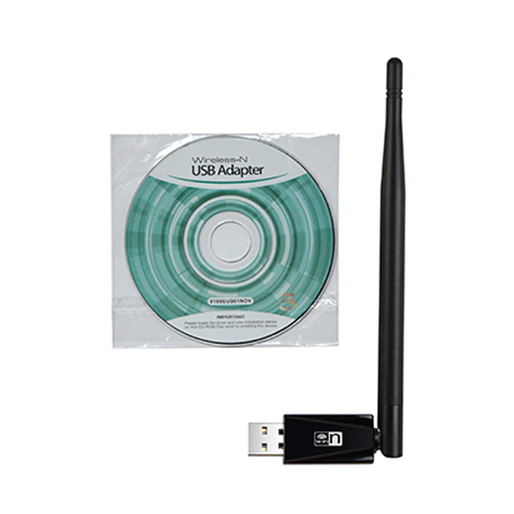 Wireless WiFi Adapter 150Mbps Lan Wireless Network Card Portable USB WiFi Receiver Adaptador WiFi 802.11b/g/n with CD driver
Wireless WiFi Adapter 150Mbps Lan Wireless Network Card Portable USB WiFi Receiver Adaptador WiFi 802.11b/g/n with CD driver