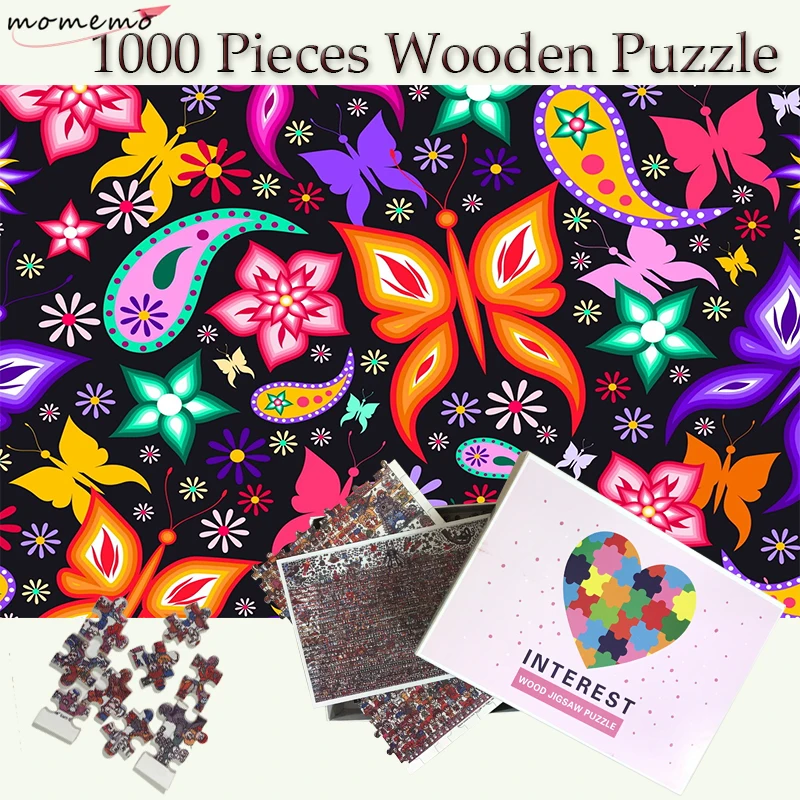 MOMEMO Butterfly Wooden Puzzle 1000 Pieces Jigsaw Puzzles Adult DIY Colorful Puzzles 1000 Pieces Wooden Puzzle Games Home Decor
MOMEMO Butterfly Wooden Puzzle 1000 Pieces Jigsaw Puzzles Adult DIY Colorful Puzzles 1000 Pieces Wooden Puzzle Games Home Decor