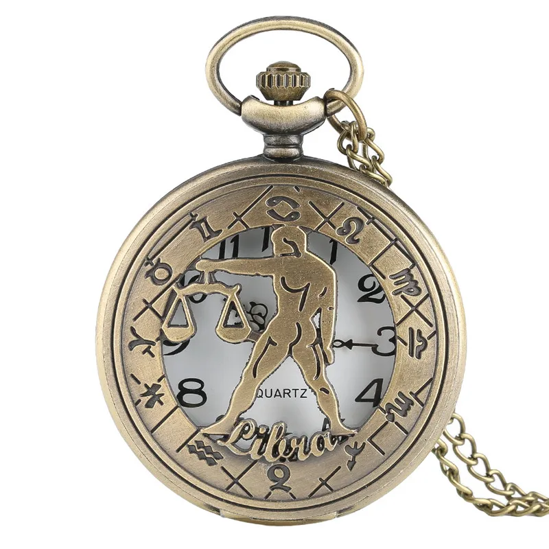 Часы наручные кварцевые в античном стиле с цепочкой на шею для мужчин и женщин