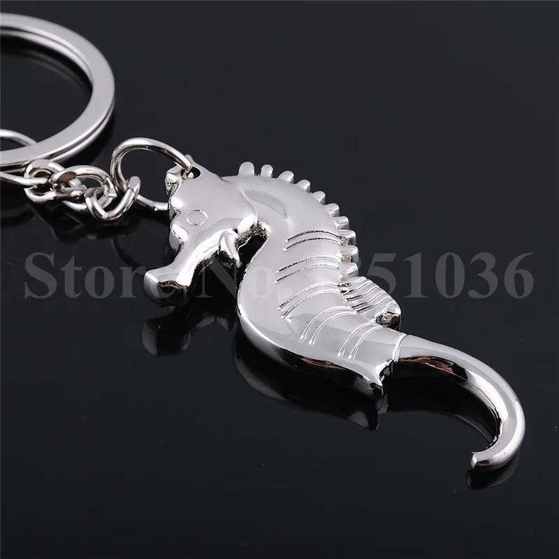 100pcs/lot Zinc Alloy Sea Horse Keyring Metal Novelty Sea Animal Keychain for Gift
100pcs/lot Zinc Alloy Sea Horse Keyring Metal Novelty Sea Animal Keychain for Gift