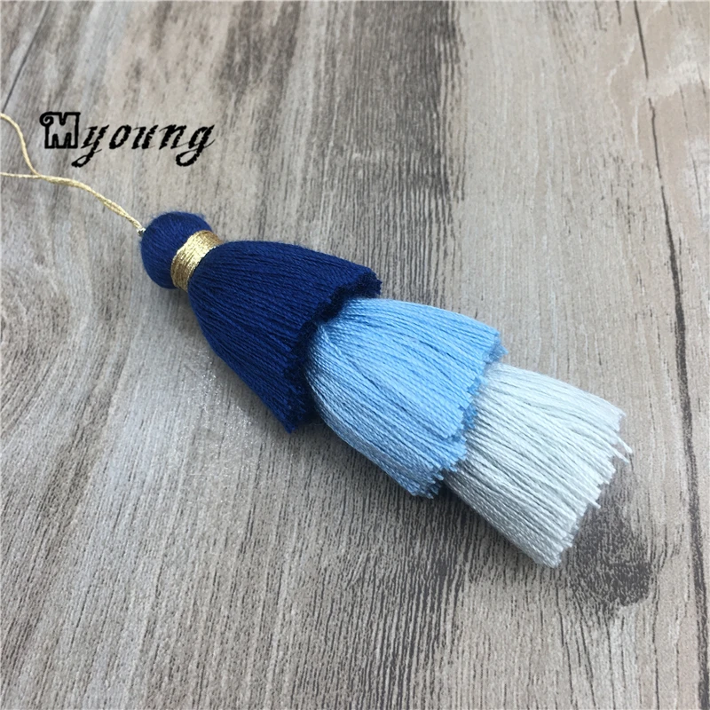 Handmade Layered Three Tier Jewelry Tassels Pendant Triple Cotton Tassel Ombre Tiered Earrings Tassels for Jewelry Making MY1488
Handmade Layered Three Tier Jewelry Tassels Pendant Triple Cotton Tassel Ombre Tiered Earrings Tassels for Jewelry Making MY1488