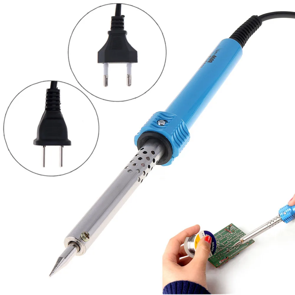 Electric Soldering Irons 30W/60W 110V/220V Stainless Steel External Heating Electric Soldering Iron Pen for Electronics Work
Electric Soldering Irons 30W/60W 110V/220V Stainless Steel External Heating Electric Soldering Iron Pen for Electronics Work