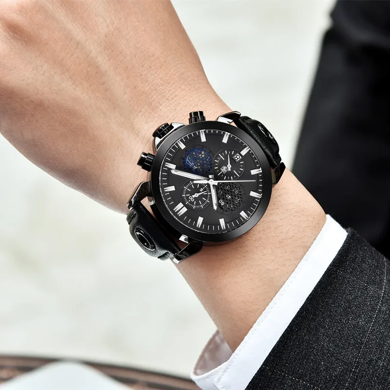 2020 Men Watch BENYAR Luxury Top Brand Leisure Outdoor Sports Watch Waterproof Timing Leather Quartz Watches Relogio Masculino
2020 Men Watch BENYAR Luxury Top Brand Leisure Outdoor Sports Watch Waterproof Timing Leather Quartz Watches Relogio Masculino