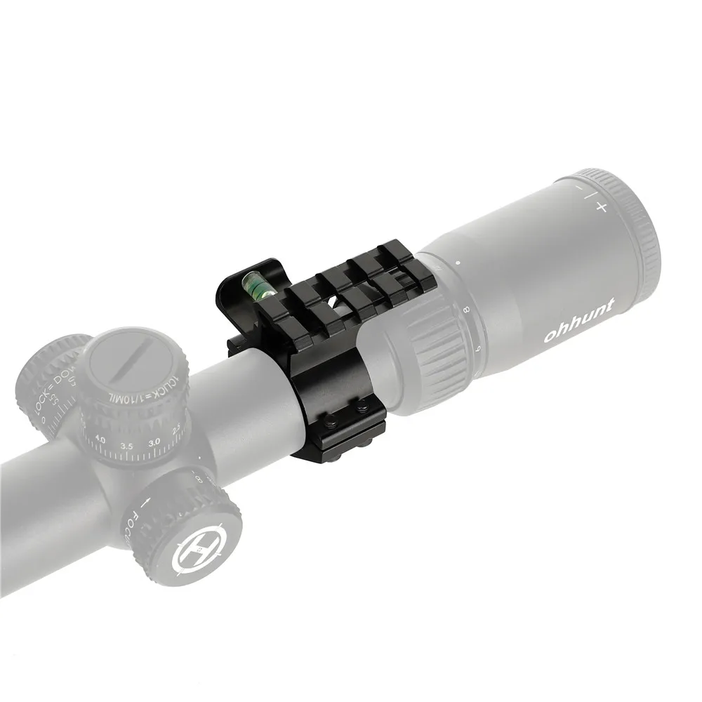 Hunting ohhunt Scope Flashlight Laser Barrel Mount 25.4mm and 30mm Ring Adapter 20mm Weaver Picatinny Rail with Bubble Level
Hunting ohhunt Scope Flashlight Laser Barrel Mount 25.4mm and 30mm Ring Adapter 20mm Weaver Picatinny Rail with Bubble Level