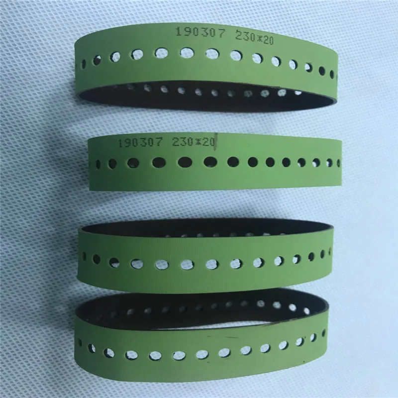 Flat Green Slowdown Belt For Heidelberg SM74/CD74 /CD102 /XL75/XL105.Original Material,High Quality.230*20/235*20/245*20
Flat Green Slowdown Belt For Heidelberg SM74/CD74 /CD102 /XL75/XL105.Original Material,High Quality.230*20/235*20/245*20