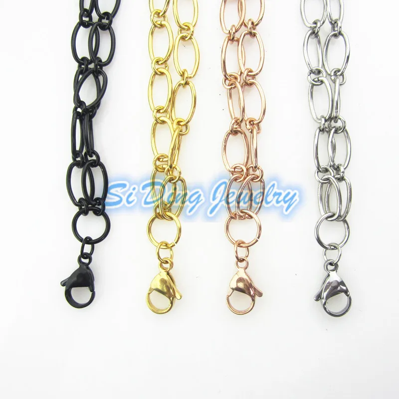10pcs/lot 32 inches stainless steel flat oval link custom chain floating locket chains gold memory locket chain
10pcs/lot 32 inches stainless steel flat oval link custom chain floating locket chains gold memory locket chain