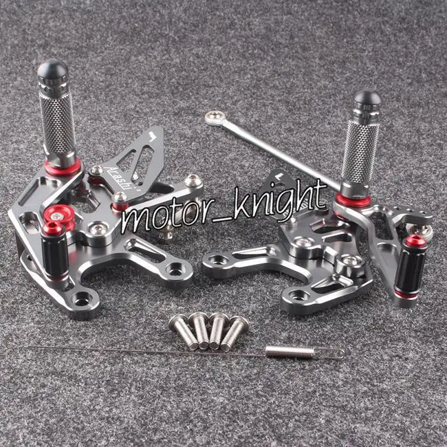 Motorcycle Rear Set Adjustable Foot Pegs For 2008-2010 Ninja ZX10R 08-10 Grey
Motorcycle Rear Set Adjustable Foot Pegs For 2008-2010 Ninja ZX10R 08-10 Grey