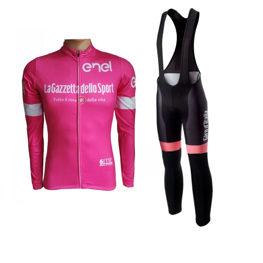 Сезон весна осень pro tour de France итальянские длинные рукава Велоспорт Джерси наборы