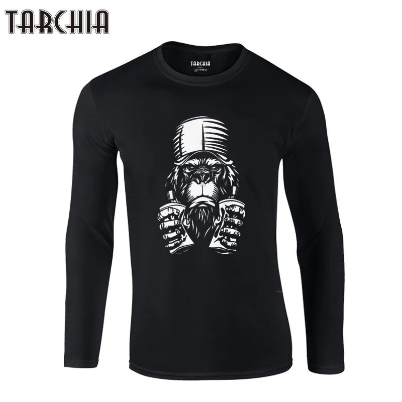 TARCHIA 2022 брендовая мужская футболка, новые хлопковые топы, Мужская футболка с принтом обезьяны и шапкой, забавная Осенняя рубашка с длинным рукавом, Мужская облегающая футболка
TARCHIA 2022 брендовая мужская футболка, новые хлопковые топы, Мужская футболка с принтом обезьяны и шапкой, забавная Осенняя рубашка с длинным рукавом, Мужская облегающая футболка