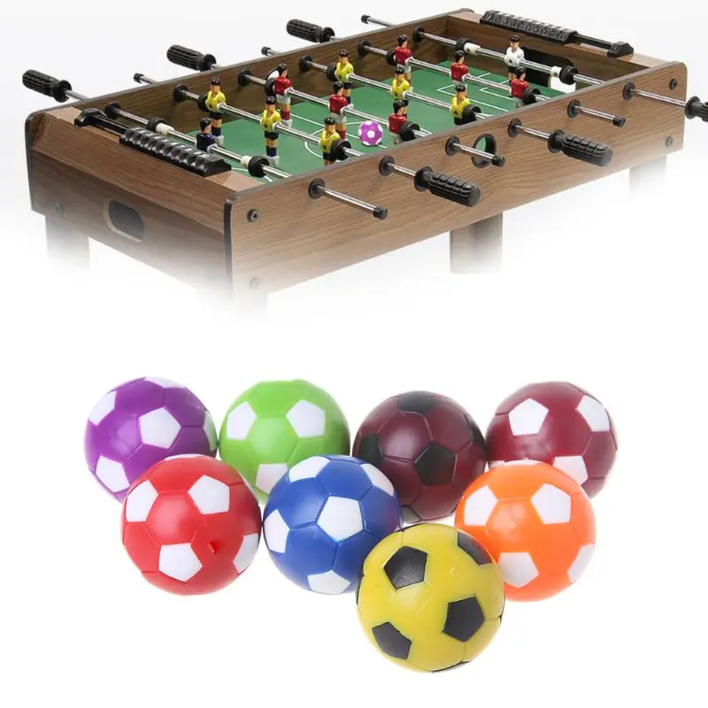 Новый 2 шт 36 мм Мини маленький настольный футбольный мяч Fussball для игры в помещении