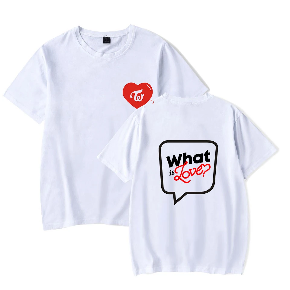 latest TWICE what is love t-shirts print summer fashion hip hop men women t shirts casual tops tee shirt short sleeve t-shirt
latest TWICE what is love t-shirts print summer fashion hip hop men women t shirts casual tops tee shirt short sleeve t-shirt