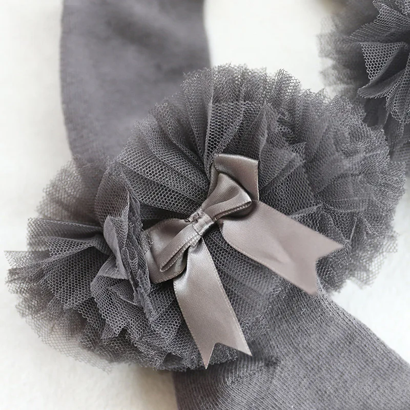 Hylidge 2019 New Children Tights Toddler Girls Mesh Lace Pantyhose Infants Cotton Sweet Bow Dance Princess Tight Pants | Мать и ребенок