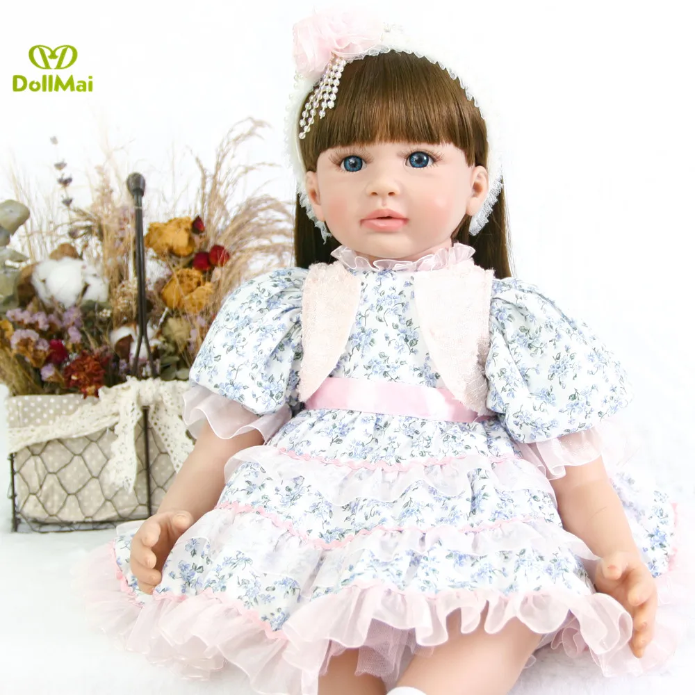 60 см Силиконовая Кукла Reborn, игрушки 24 дюйма, виниловая принцесса bebe reborn, куклы для маленьких девочек, подарок на день рождения l. o. l
60 см Силиконовая Кукла Reborn, игрушки 24 дюйма, виниловая принцесса bebe reborn, куклы для маленьких девочек, подарок на день рождения l. o. l
