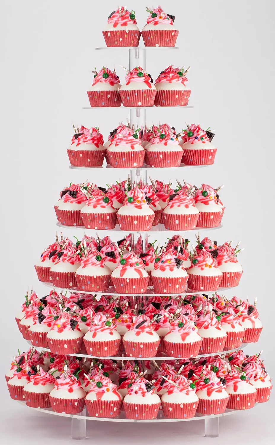 7 Tier round Clear Maypole Acrylic Cupcake Stand Wedding Birthday Decoration-Cake Decorating Tool
7 Tier round Clear Maypole Acrylic Cupcake Stand Wedding Birthday Decoration-Cake Decorating Tool