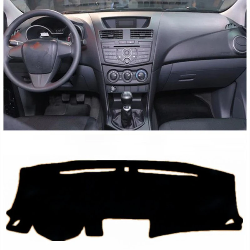 Фото Для Mazda BT50 2012 2018 для левого привода 1 шт. коврики приборной панели автомобиля