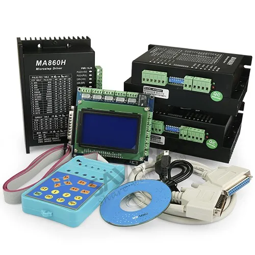 SAVEBASE 3 осевой комплект CNC MA860H шаговый двигатель драйвер 5 стандартный дисплей и