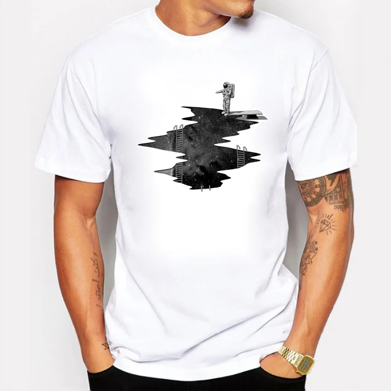 BLWHSA Men's Lastest Cotton T-shirt Fashion Short Sleeve Space Diver Printed Tee Shirts Hipster O-neck Cool Tops
BLWHSA Men's Lastest Cotton T-shirt Fashion Short Sleeve Space Diver Printed Tee Shirts Hipster O-neck Cool Tops
