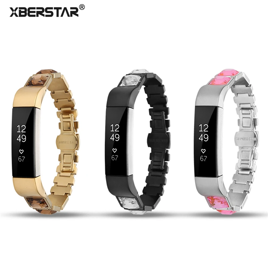XBERSTAR Для Fitbit Alta / Alta HR ремешок для часов сменный ремешок Стразы браслет из нержавеющей стали со стразами
XBERSTAR Для Fitbit Alta / Alta HR ремешок для часов сменный ремешок Стразы браслет из нержавеющей стали со стразами