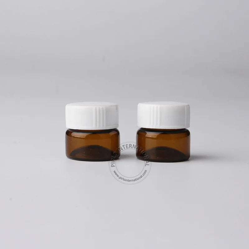 Wholesale 5ml Mini Amber Glass Bottles 5g Sample Vials With White Screw Lid Packaging Small Candle Jars
Wholesale 5ml Mini Amber Glass Bottles 5g Sample Vials With White Screw Lid Packaging Small Candle Jars