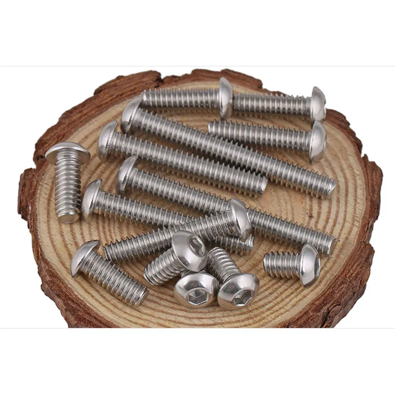 6# 8#-32 Teeth 304 Stainless Steel American Round Head Socket Head Cap Screws/Pan Head Socket Head Cap Screws/Bolts 10 Pcs
6# 8#-32 Teeth 304 Stainless Steel American Round Head Socket Head Cap Screws/Pan Head Socket Head Cap Screws/Bolts 10 Pcs