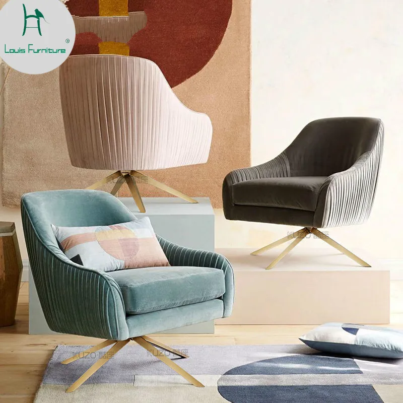 Louis Fashion Single Sofa Nordic Cloth Art Rotating Single Tiger Chair Simple Living Room Port style Luxury
Louis Fashion Single Sofa Nordic Cloth Art Rotating Single Tiger Chair Simple Living Room Port style Luxury