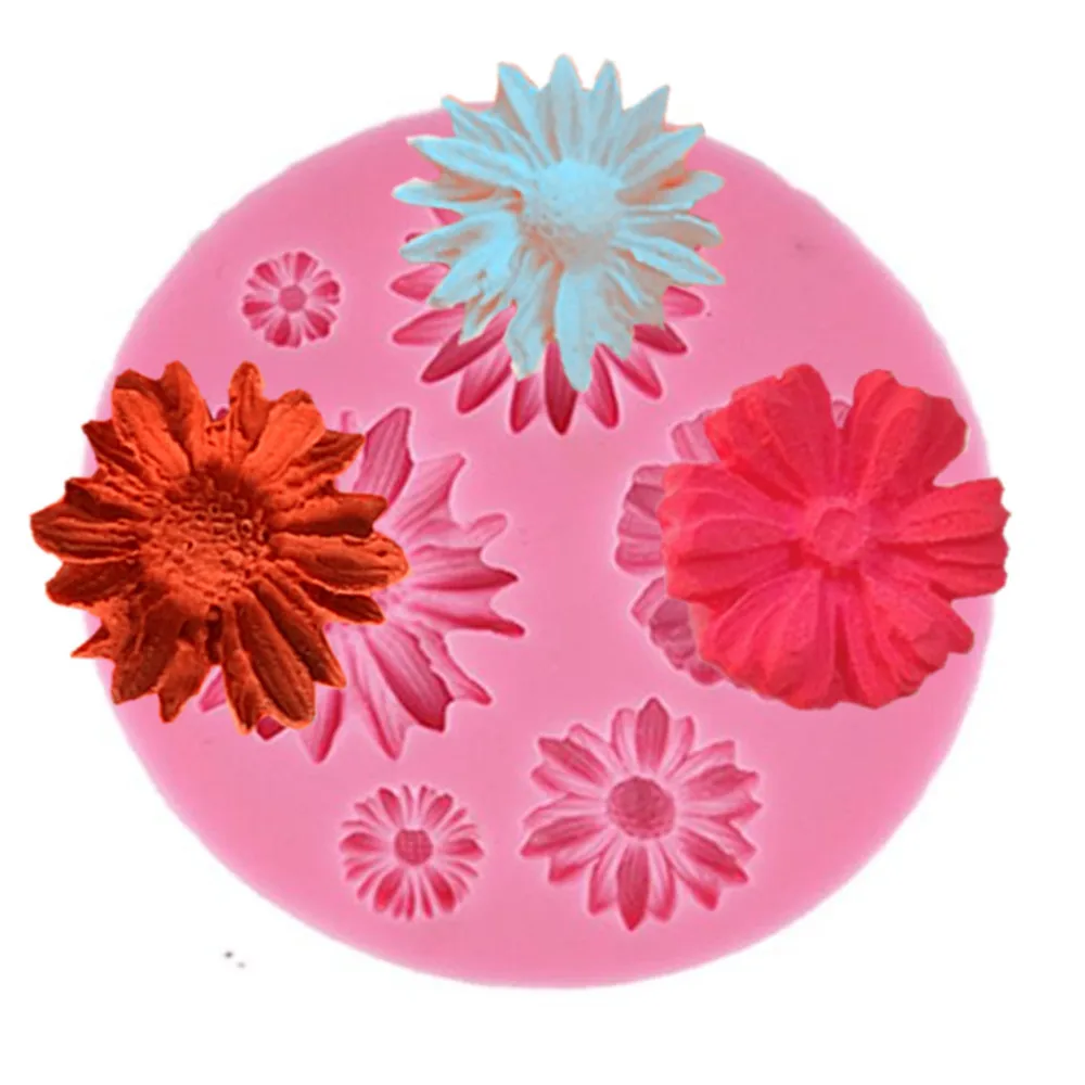 1 piece Flower Daisy Chrysanthemum silicone mold Cake fondant mold cake decorating tools chocolate gumpaste mold Soap Mold
1 piece Flower Daisy Chrysanthemum silicone mold Cake fondant mold cake decorating tools chocolate gumpaste mold Soap Mold