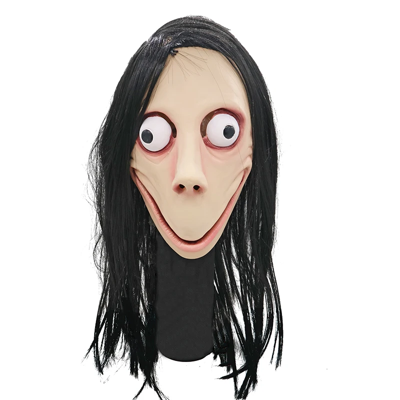 Game Scary Momo Sterna Props Masks Adult Horror Scared Ghost Helmet Latex Mask Fancy Ball Halloween Costumes for Women
Game Scary Momo Sterna Props Masks Adult Horror Scared Ghost Helmet Latex Mask Fancy Ball Halloween Costumes for Women