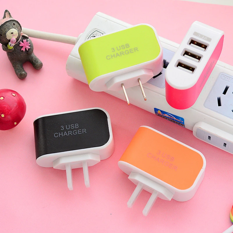 Универсальные зарядные устройства с 3 USB-портами 1 А | Игрушки и хобби